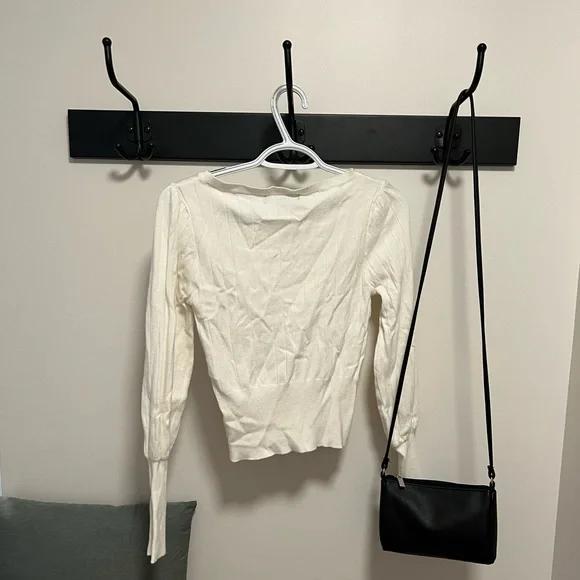 XL - Forever 21 Contemporary Fitted Ribbed Sweater - Picture 2 of 2